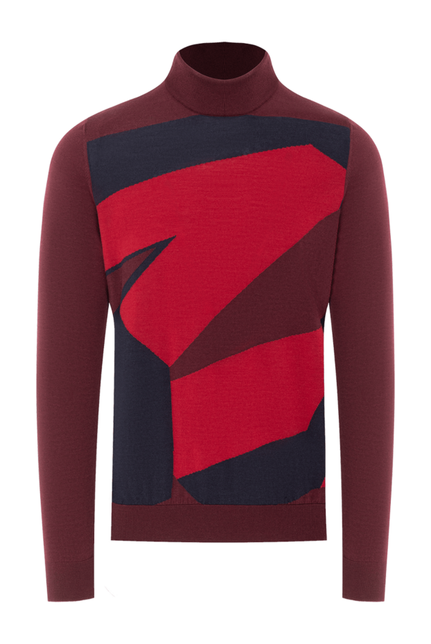 Zilli men's jumper with stand-up collar and geometric decor 189635 - photo 1