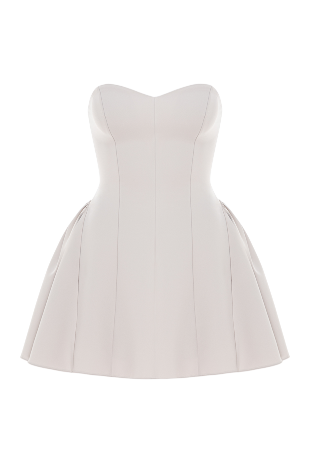 Khela crush chronicles draped mini dress in white 189686 - photo 1