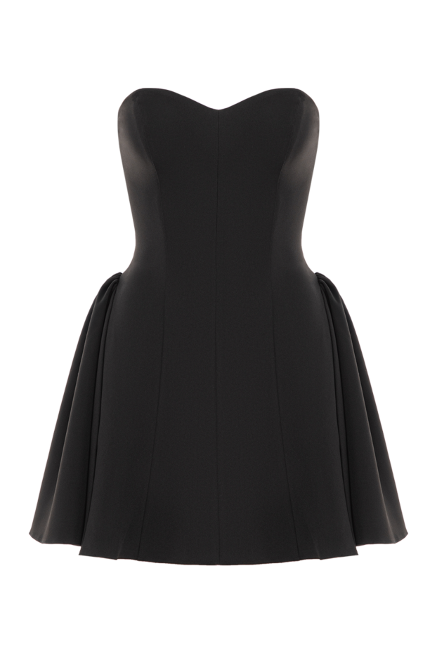 Khela crush chronicles draped mini dress in black 189687 - photo 1