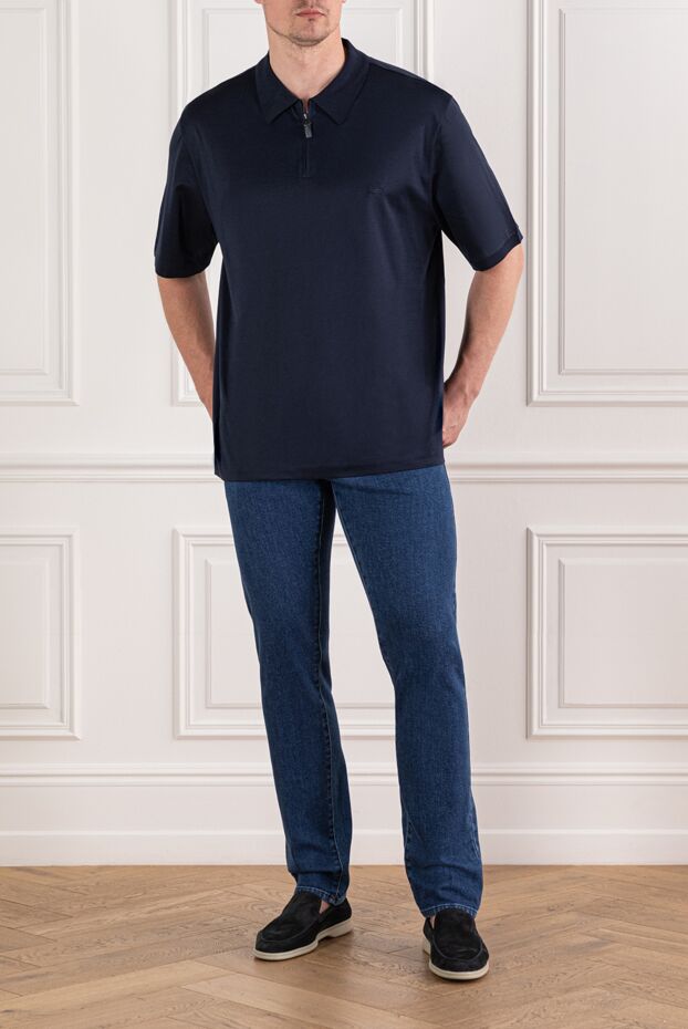 Scissor Scriptor jeans with orange accents and embroidered logo on the waistband 189726 - photo 2
