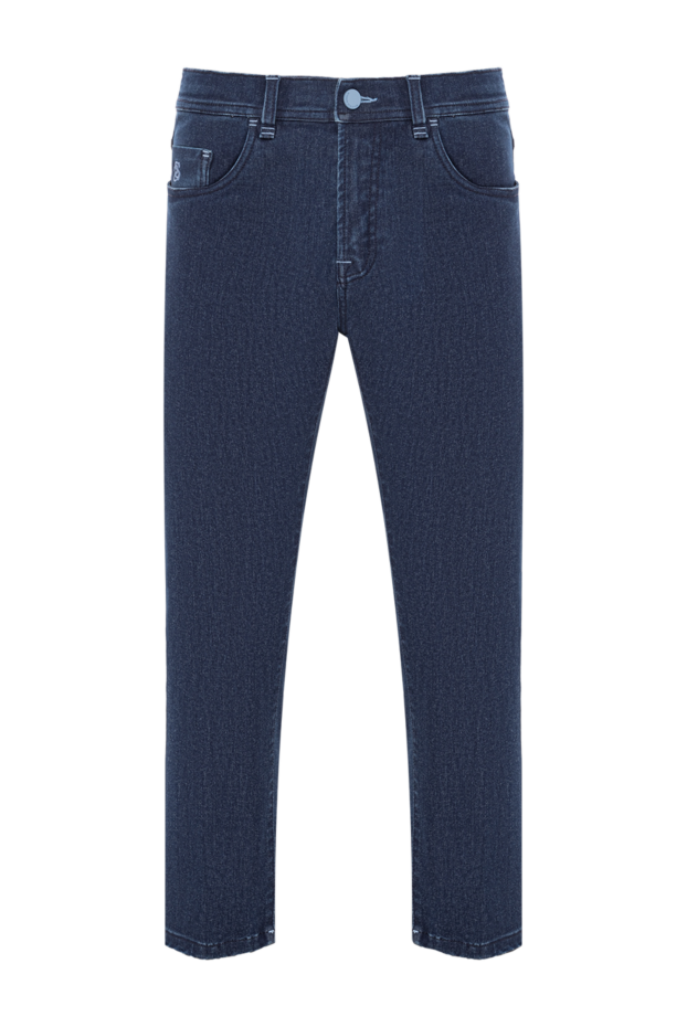 Scissor Scriptor straight leg men's jeans with discreet trim and embroidered symbol 189745 - photo 1