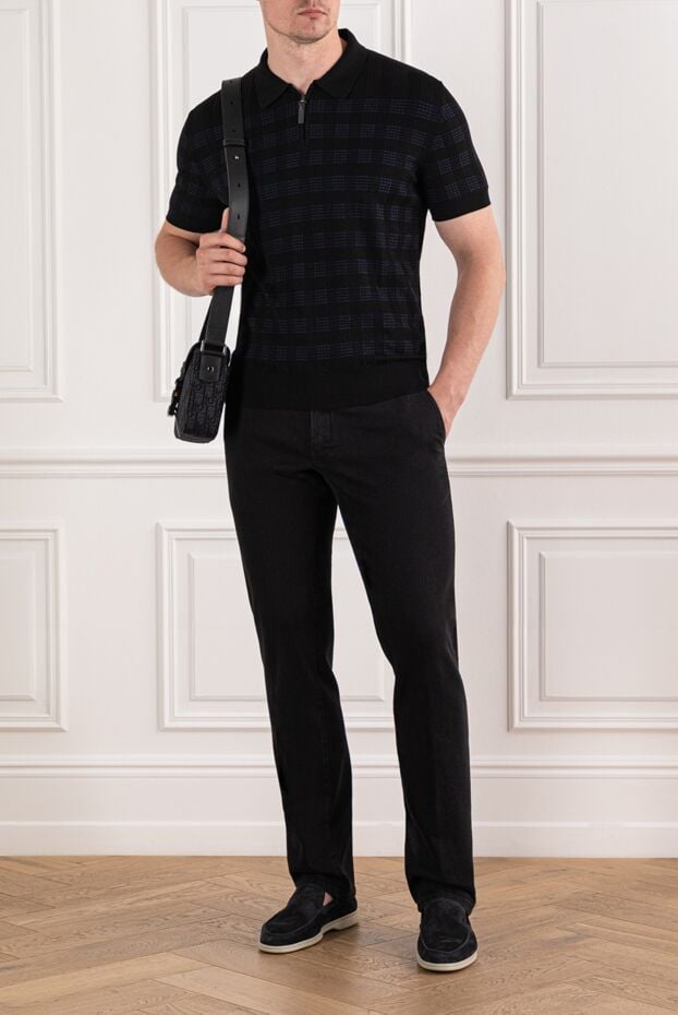 Scissor Scriptor black jeans with classic slit pockets at the back 189817 - photo 2