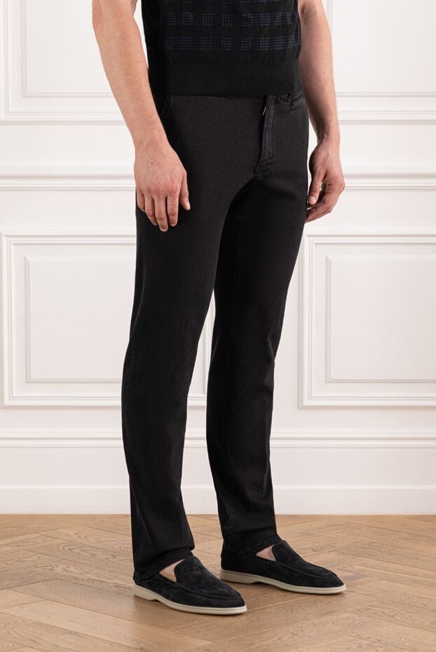 Scissor Scriptor black jeans with classic slit pockets at the back 189817 - photo 3
