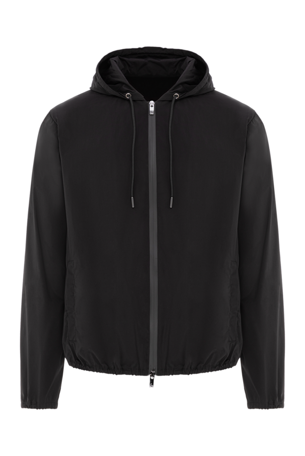 Tombolini lightweight black jacket with hood and front zip 189909 - photo 1