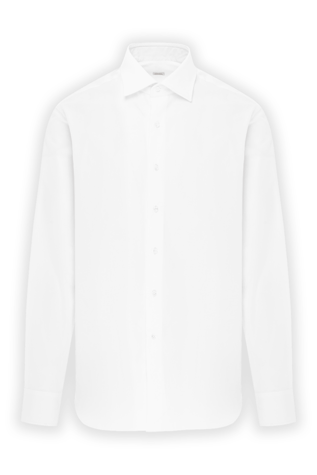 Alessandro Gherardi men's white shirt with stand-up collar made of cotton 189920 - photo 1