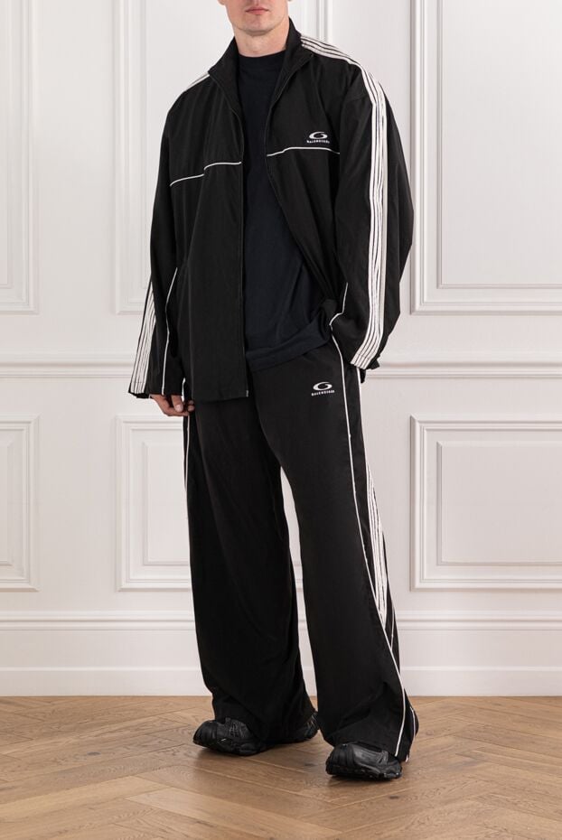 Balenciaga black tracksuit with white piping 189933 - photo 2