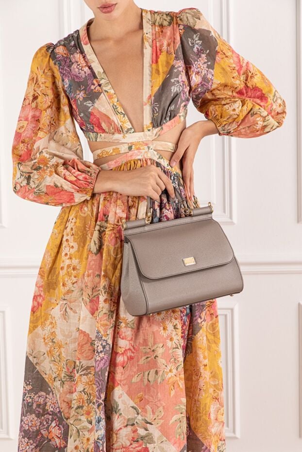 Dolce & Gabbana large sicily bag with short handle beige 189940 - photo 2