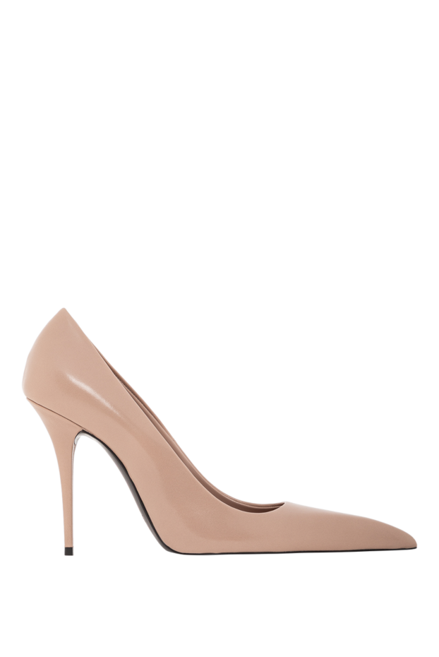 Saint Laurent elysee women's stiletto heels in beige smooth leather 189967 - photo 1