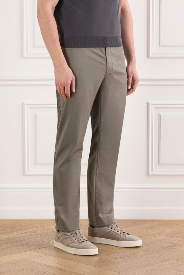 Brioni meribel jeans made of organic stretch cotton in beige 189991 - photo 3