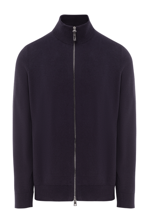 Brioni cardigan with a high collar made of cotton yarn with the addition of cashmere 190065 - photo 1
