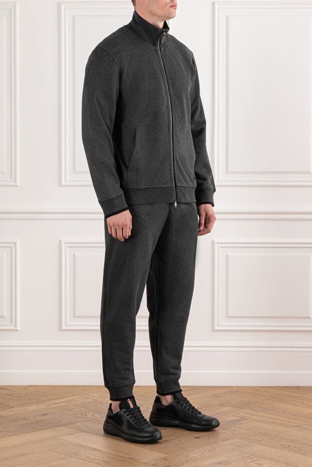 Brioni sports suit made of soft material in graphite color 190068 - photo 3