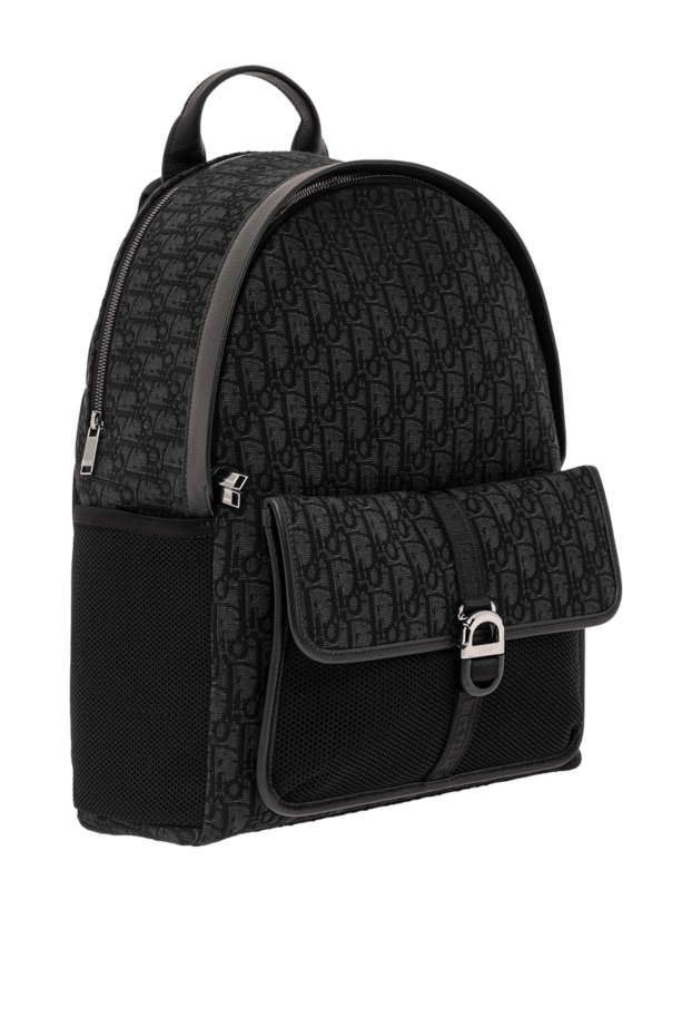Dior dior 8 backpack black jacquard men's 190085 - photo 3