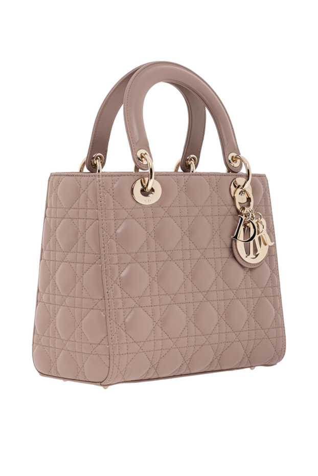 Dior lady dior medium lambskin bag pink 190096 - photo 3