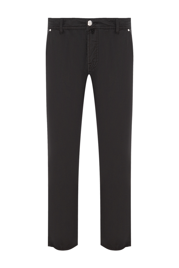 Jacob Cohen classic cotton jeans in rich black tone 190120 - photo 1