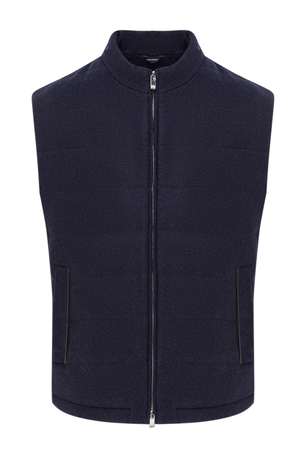 Tombolini men's insulated wool vest, deep blue 190185 - photo 1