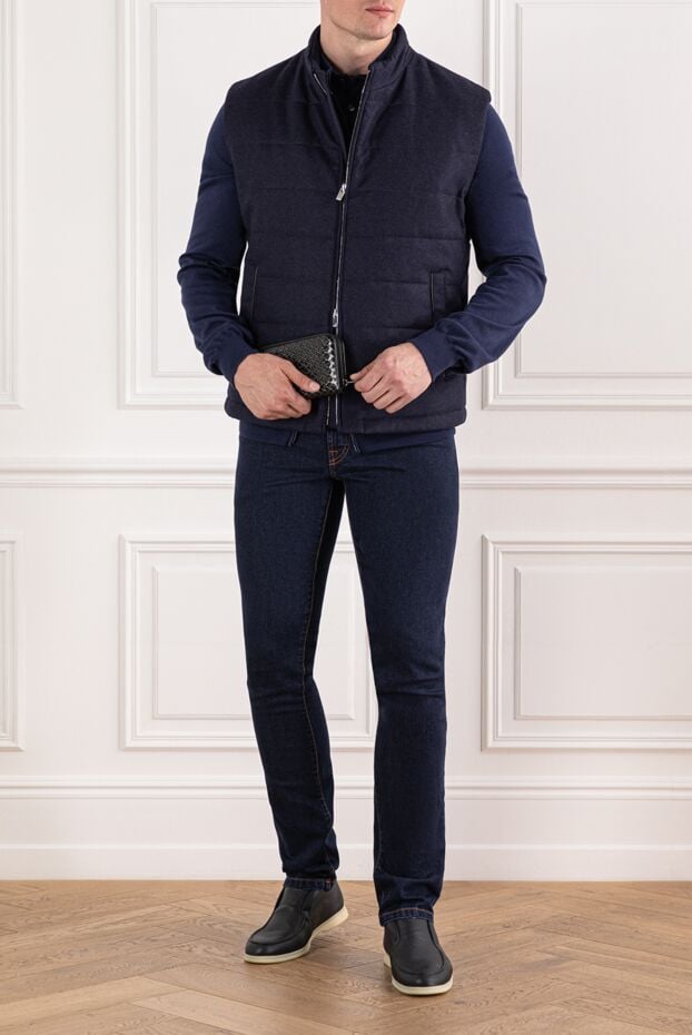 Tombolini men's insulated wool vest, deep blue 190185 - photo 2