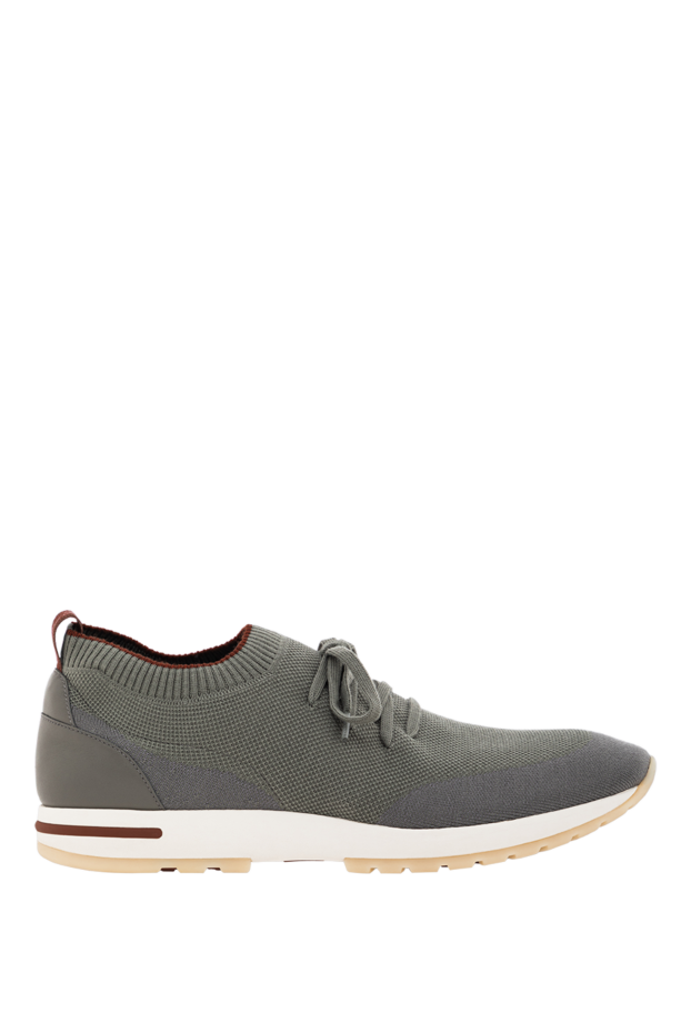 Loro Piana 360 lp flexy walk wish double layer wool sneakers green 190214 - photo 1