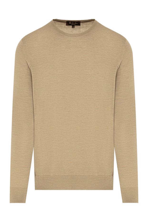 Loro Piana sandy premium wool crew neck jumper 190223 - photo 1