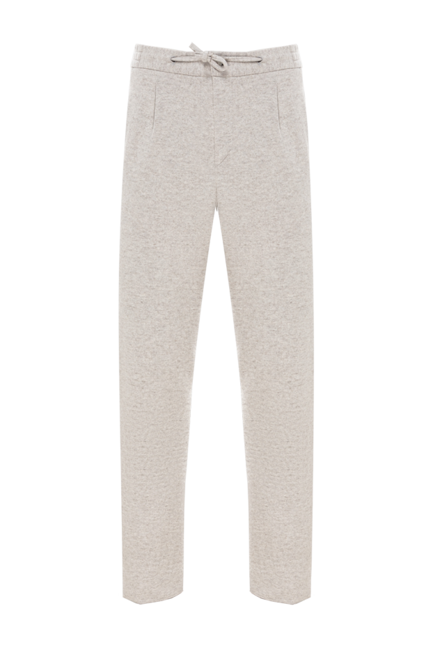 Enrico Mandelli knitted cashmere trousers with an adjustable waistband 190483 - photo 1