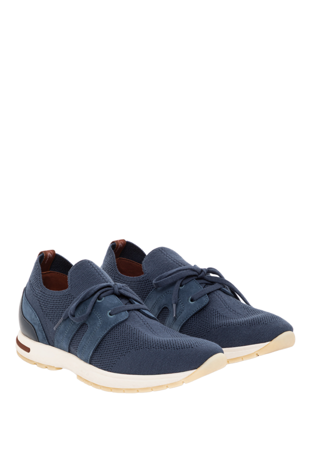 Loro Piana sneakers 360 lp lady flexy walk women's blue 190487 - photo 3