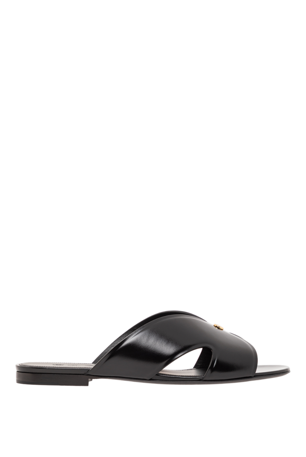 Loro Piana vera slippers flat black elegant sandals 190491 - photo 1