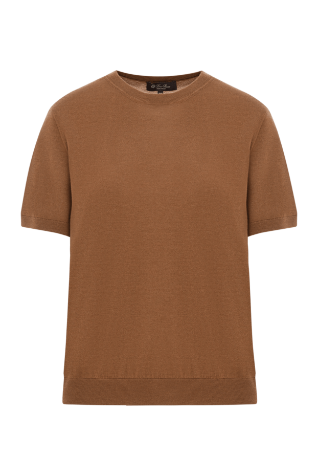 Loro Piana women's short sleeve jumper made of wool, silk and cashmere 190500 - photo 1