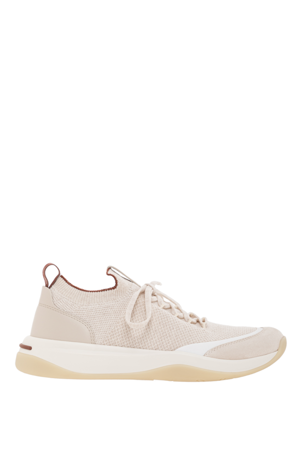 Loro Piana sneakers 410 lp beige wool jersey on ultra-light sole 190503 - photo 1