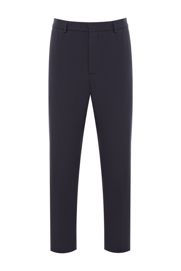 Loro Piana jarno men's blue cotton gabardine trousers 190505 - photo 1