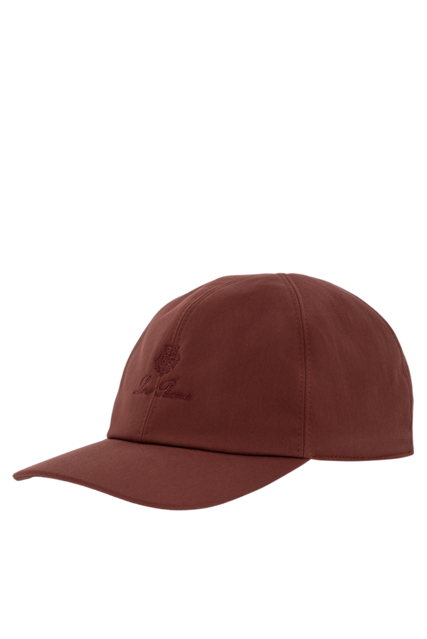 Loro Piana men's baseball cap burgundy cotton gabardine with water-repellent impregnation 190513 - photo 3