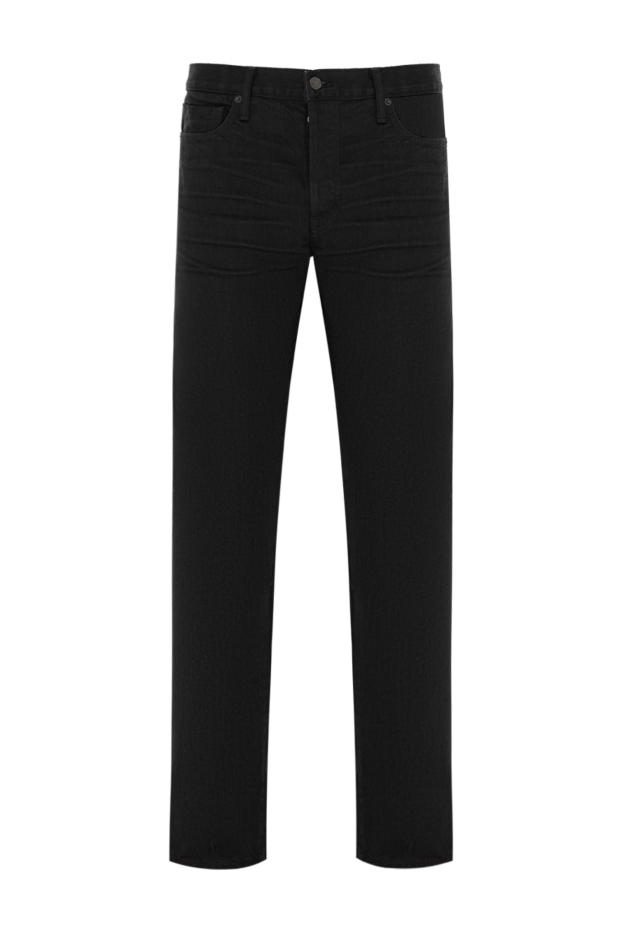 Tom Ford black stretch denim straight leg pants 190552 - photo 1