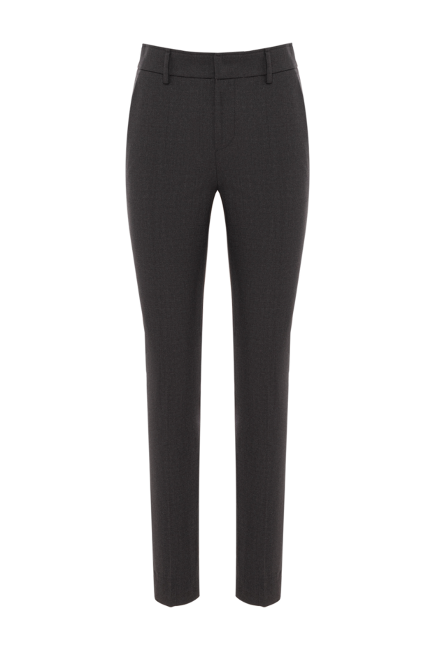 Brunello Cucinelli dark grey office trousers with a laconic design 190602 - photo 1