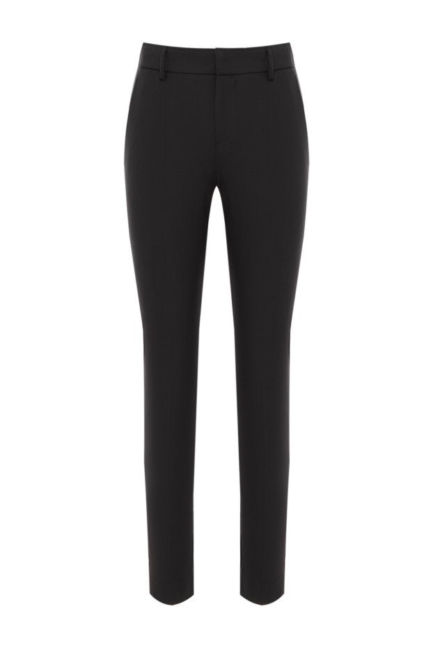 Brunello Cucinelli women's classic black trousers with a laconic design 190604 - photo 1