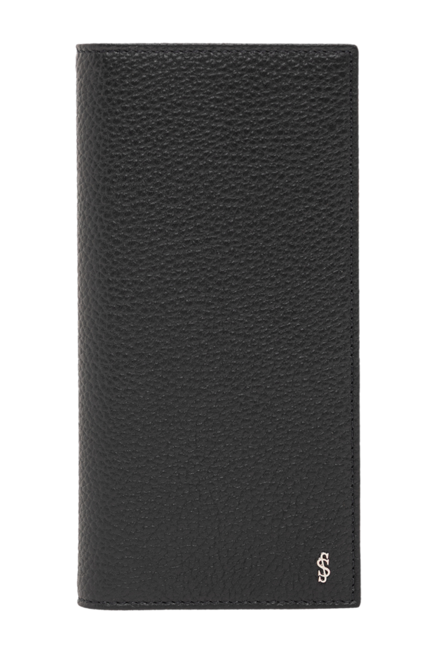 Serapian italian embossed calfskin wallet blue men's 190654 - photo 1
