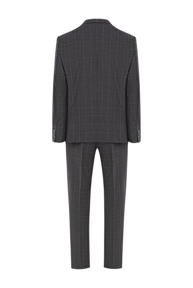 Brioni men's graphite wool suit with a checkered pattern 190816 - photo 2