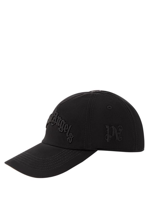 Palm Angels black cotton baseball cap with 3d embroidery 190851 - photo 3