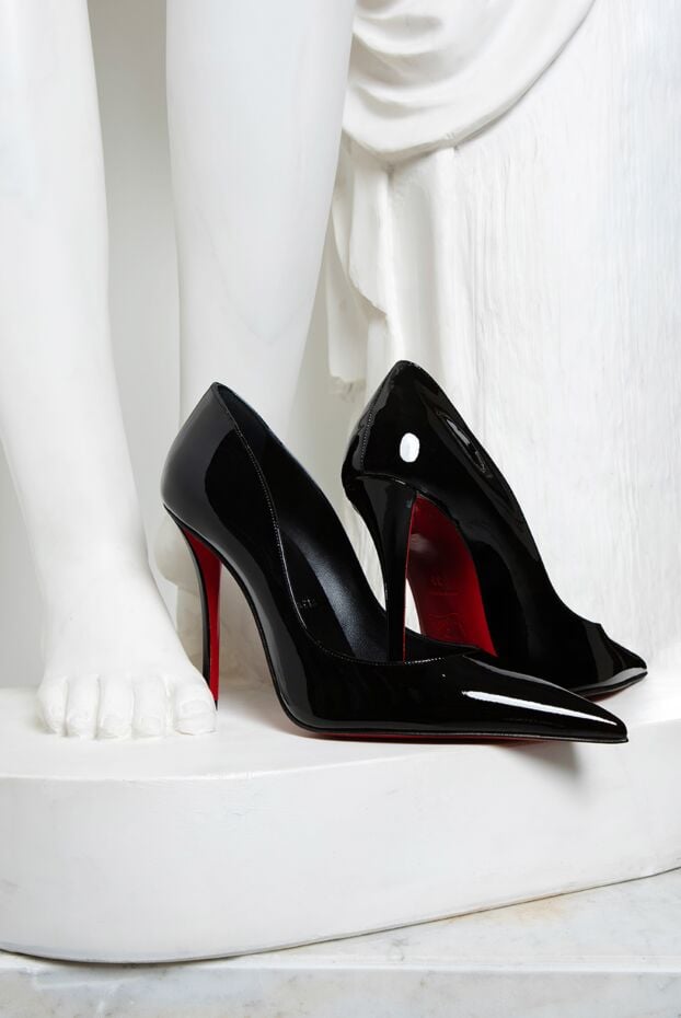 Christian Louboutin miss z black patent calfskin stiletto heels 190859 - photo 2