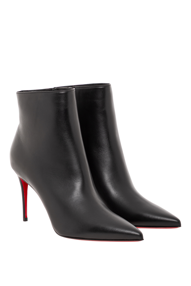 Christian Louboutin so kate booty women's black calfskin ankle boots with a slender heel 190866 - photo 3