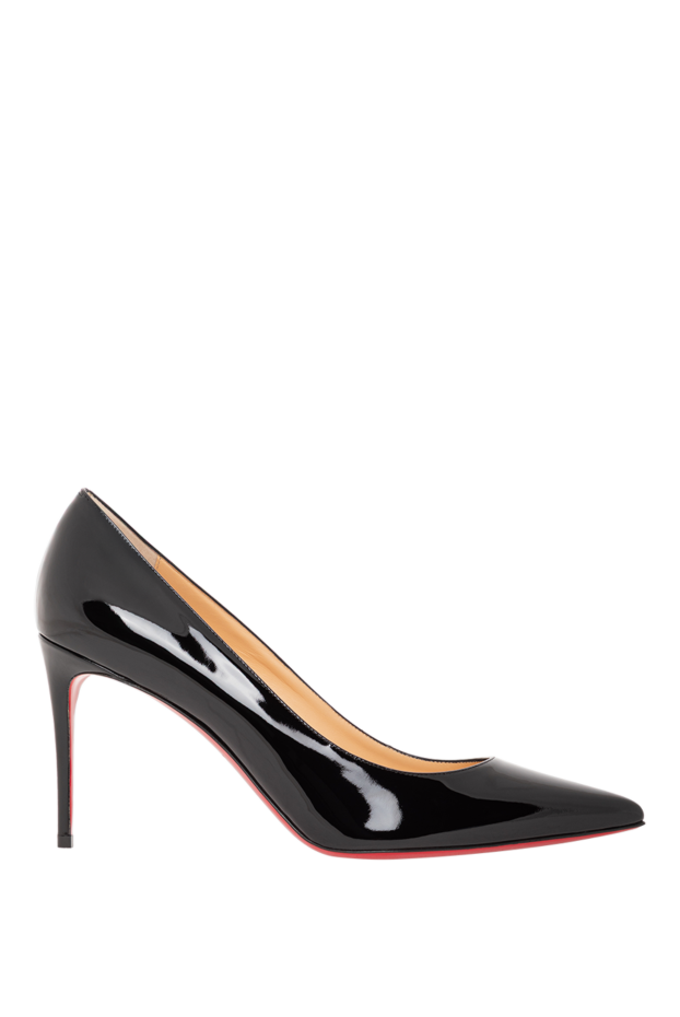 Christian Louboutin classic women's kate shoes in glossy black patent leather 190869 - photo 1