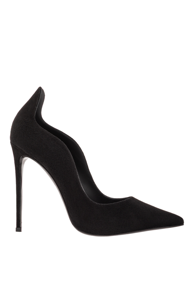 Le Silla ivy black suede and calfskin shoes 190963 - photo 1
