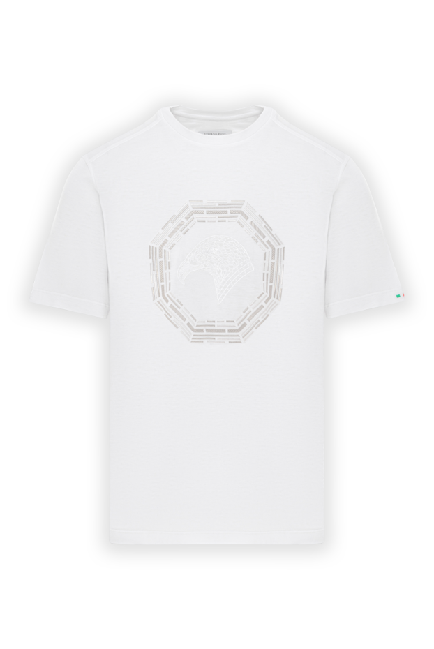 Stefano Ricci cotton t-shirt with an embossed eagle design on the chest 191067 - photo 1