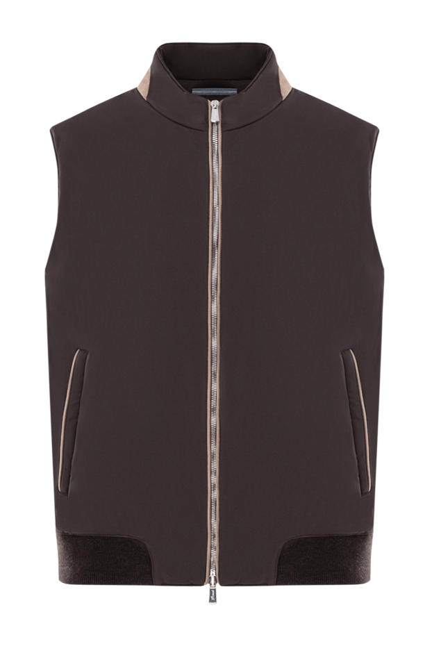 Minimalist brown vest in a sleek design - photo 1