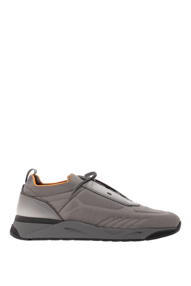 Santoni lightweight textile sneakers with reinforced inserts and a shock-absorbing sole 191290 - photo 1