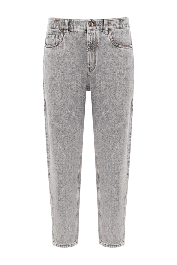 Brunello Cucinelli basic cotton jeans with tapered legs 191327 - photo 1