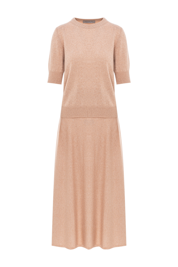 D.Exterior women's light pink glitter skirt and top set 191395 - photo 1