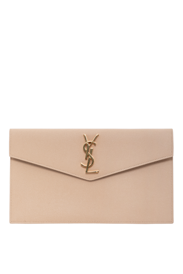 Saint Laurent small envelope clutch with a flap featuring cassandra 191454 - photo 1