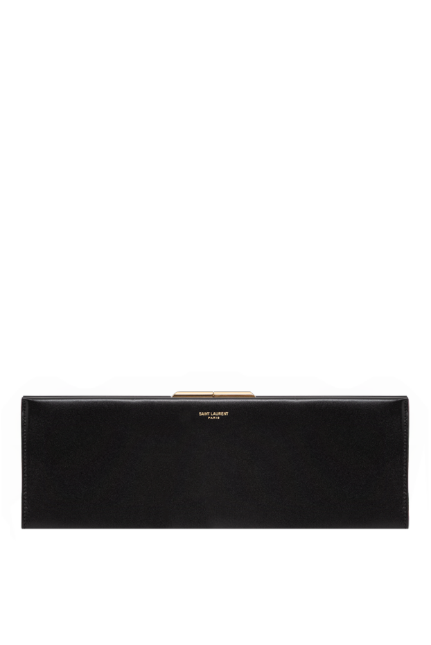 Saint Laurent large black midnight clutch in smooth leather 191455 - photo 1