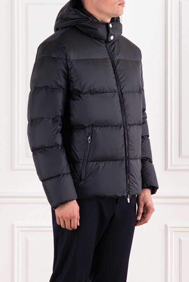 Tombolini smooth nylon down jacket with hood and zip closure 191470 - photo 3