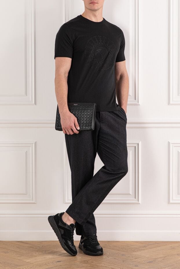Jacob Cohen dark gray knit trousers with drawstring 191501 - photo 2