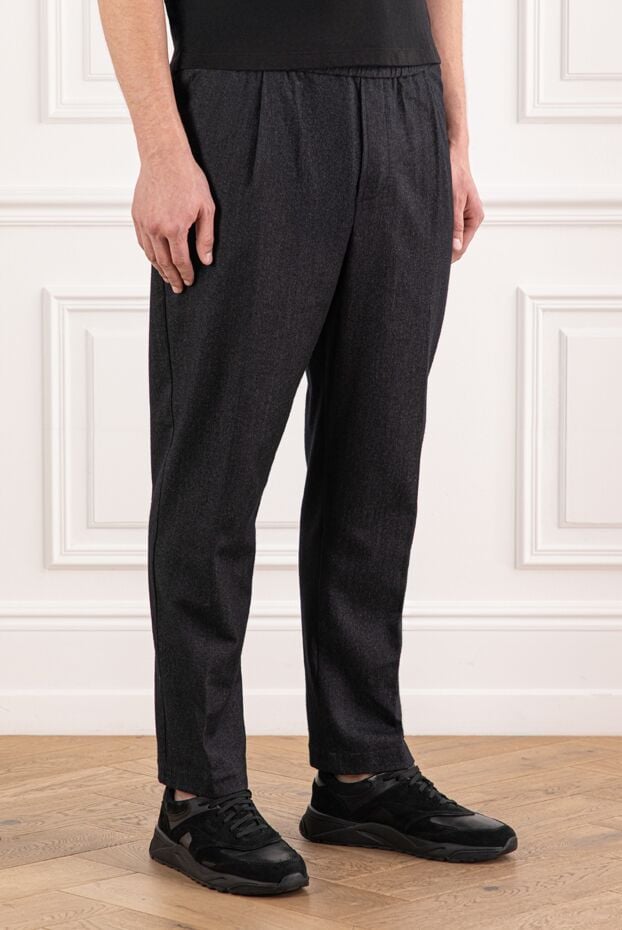 Jacob Cohen dark gray knit trousers with drawstring 191501 - photo 3