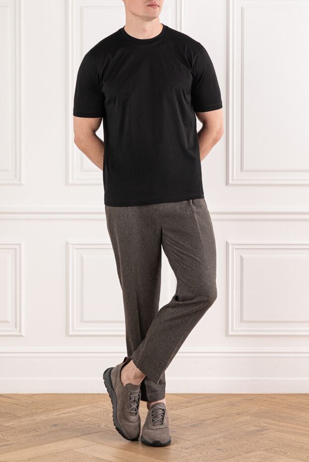 Jacob Cohen brown wool trousers with drawstring 191503 - photo 2